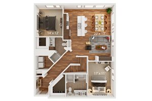 The Porter Brewers Hill S Level 1 Floor Plan